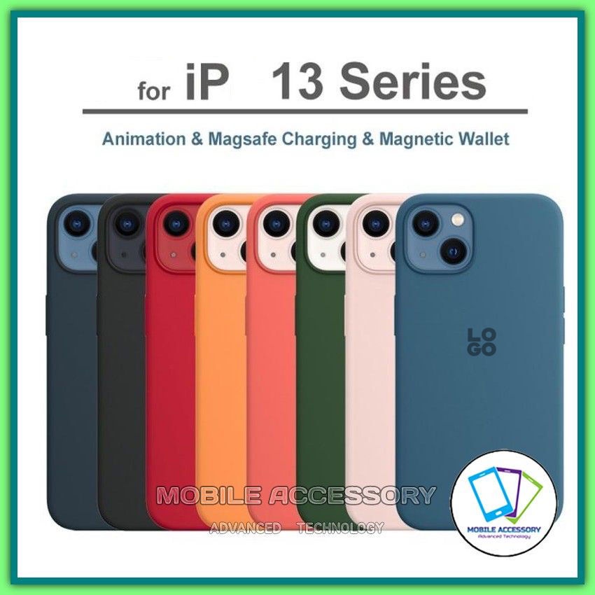 Softcase Silicone Ipone 13 Ipone13 Soft Case With Magsafe Cover Casing Hp Murah