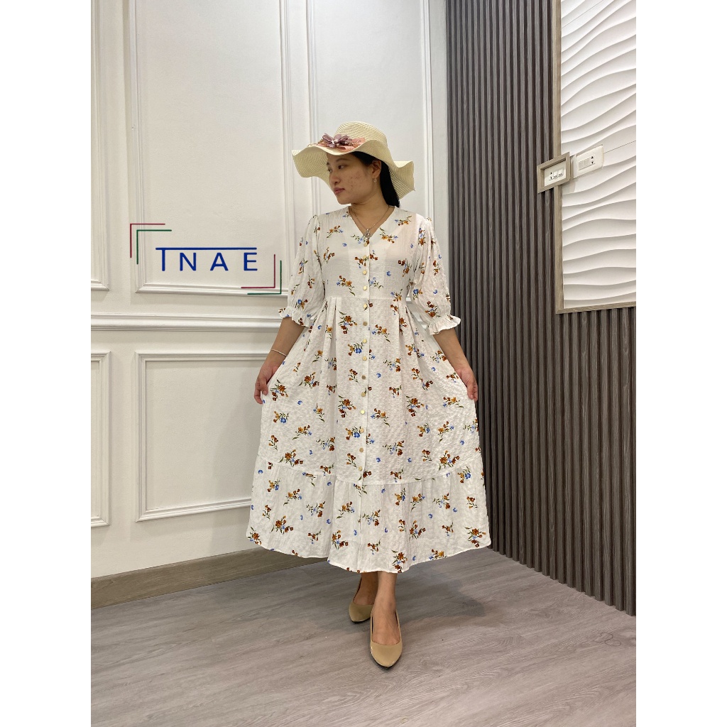 [LIMITED] BEST PRODUCT TNAE felin HITAM PUTIH midi dress crinkle premium 176