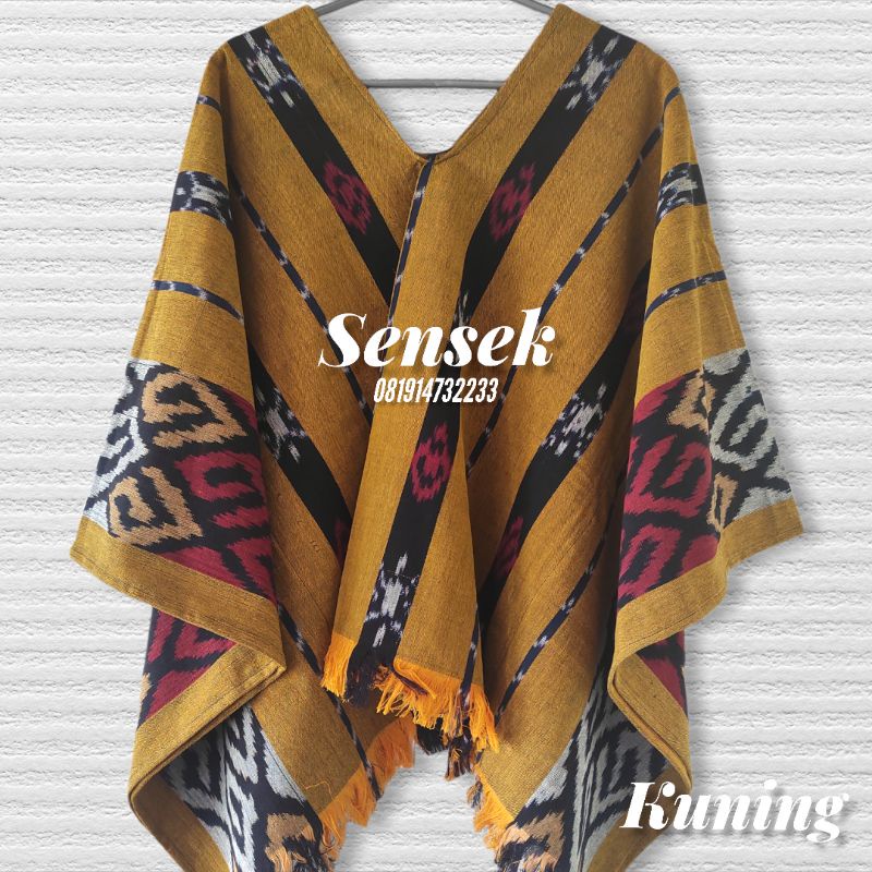 STYLISH MODERN Blouse Batwing tenun Lombok