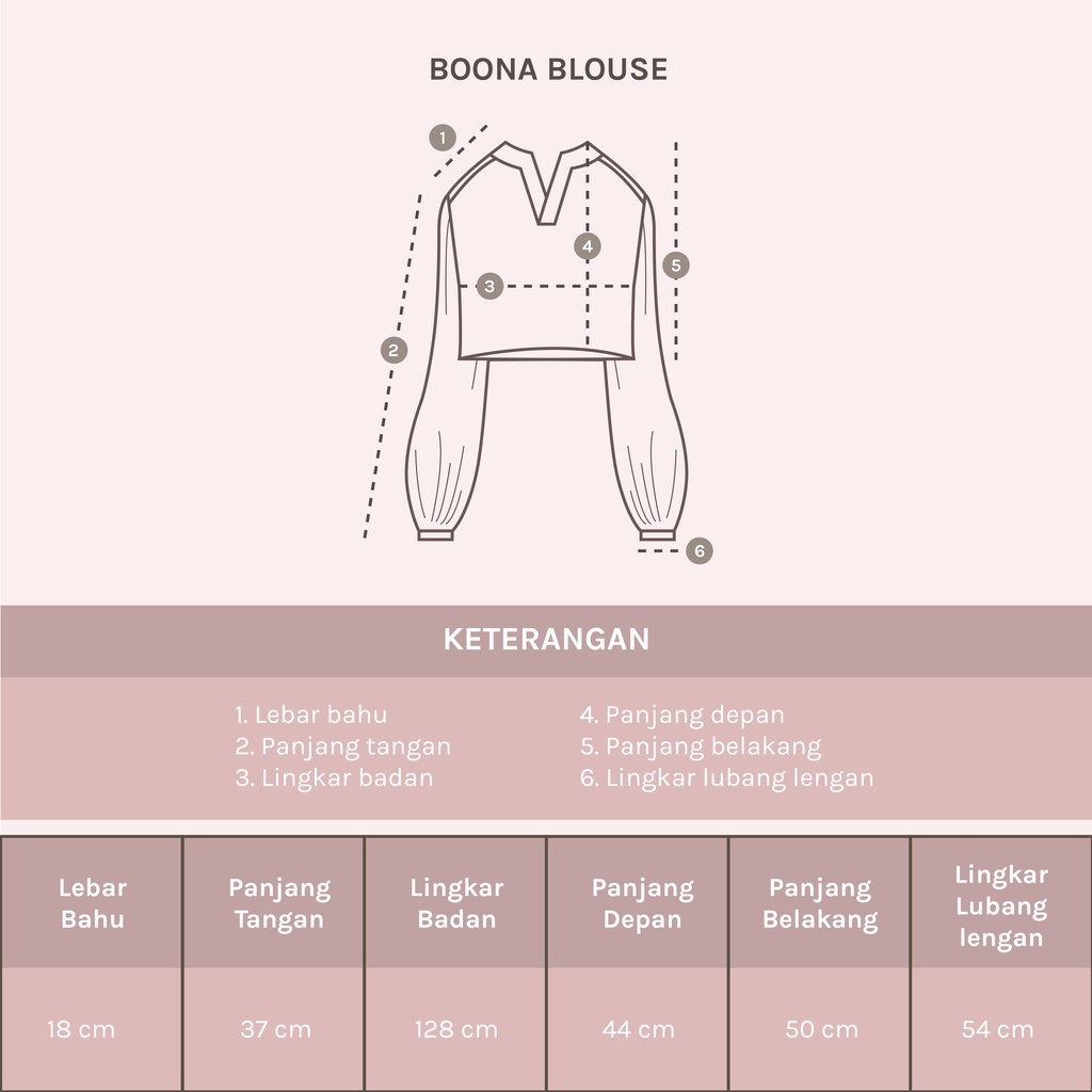 STYLISH MODERN Lozy Hijab - Boona Blouse (Blouse Crop Top)