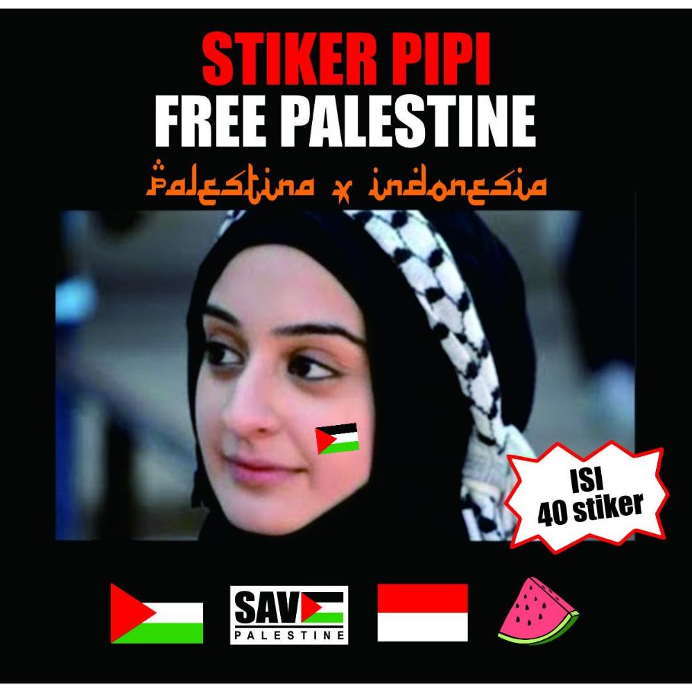 

Promo Stiker Pipi Bendera Palestine/Stiker Save Palestine /Sticker Pipi Save Palestine / Fredoom Palestine Big Sale