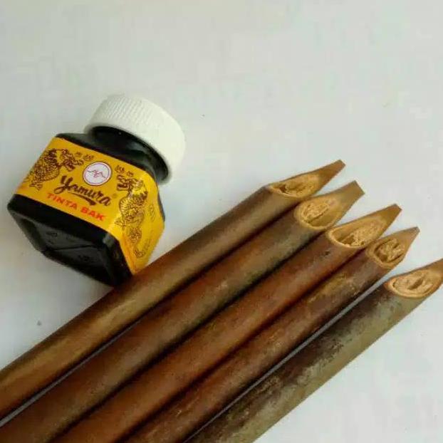 

Terlaris Pena Handam Kaligrafi 1 Paket ,(20 Pena + 1 Tinta) Promo