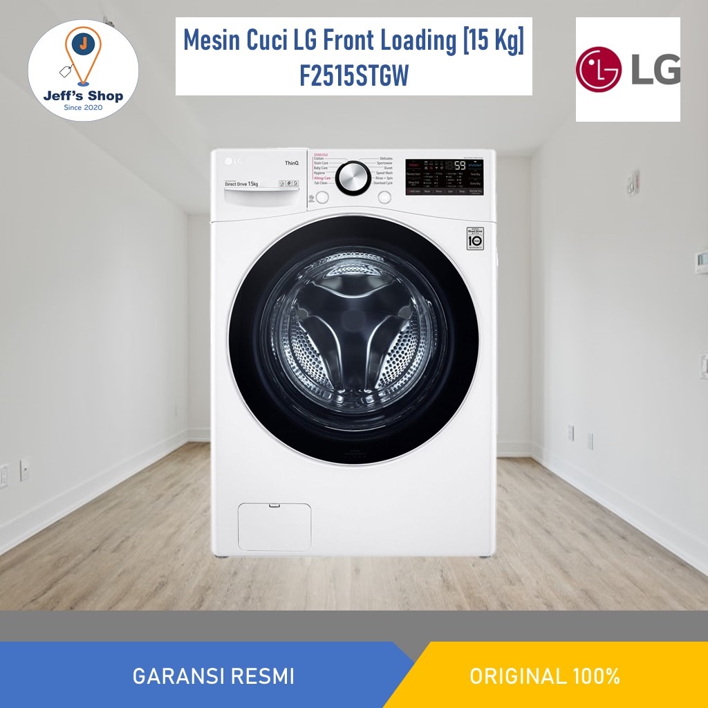 Mesin Cuci LG Front Loading [15 KG] F2515STGW