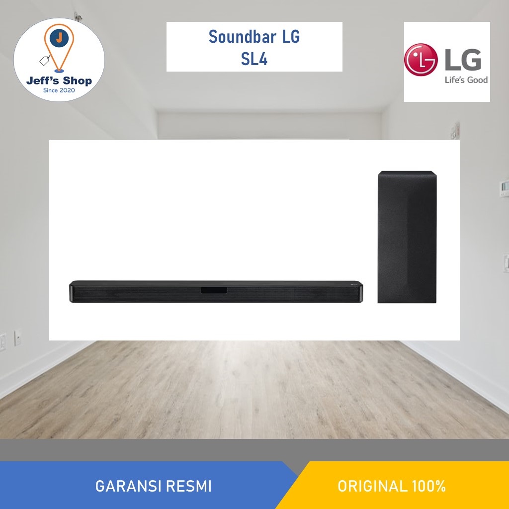 Soundbar LG SL4 - Carbon Woofer Streaming Bluetooth TV Sound Sync