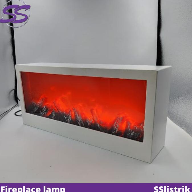 Lampu Tidur Bohlam Efek Api Perapian Pajangan Cantik Fireplace Kualitas Premium