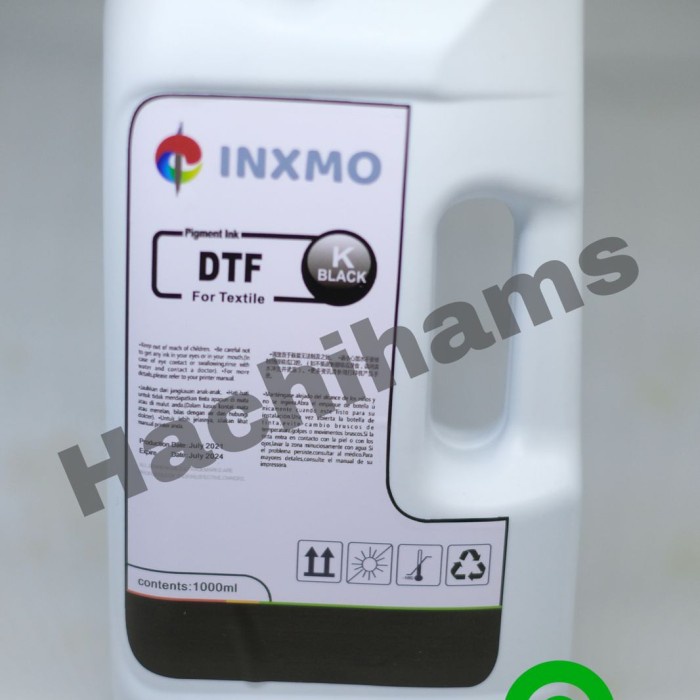

Sarila Tinta Dtf Inxmo 1 Liter Cmykw