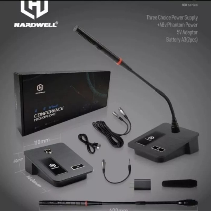 mic meja hardwell vip-9 mic podium hardwell vip9.original