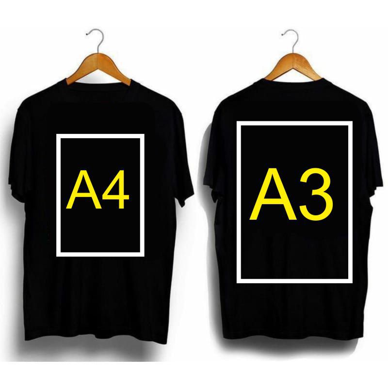 Kaos Custom Bisa Pesen Satuan & Partai