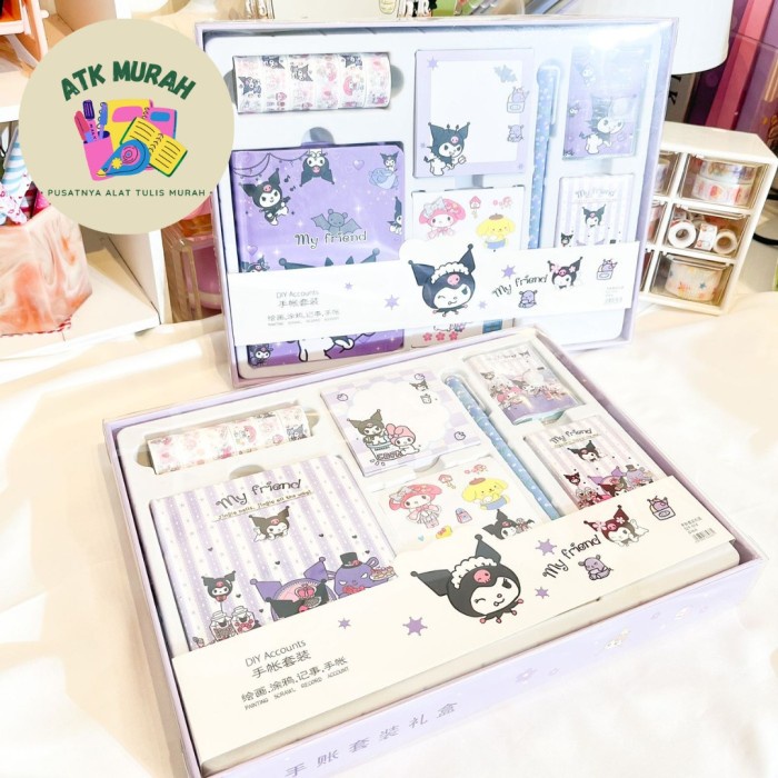 

PAKET JURNAL 7 IN 1 KUROMI SANRIO JOURNAL PEREMPUAN GAMBAR BUAH KADO U