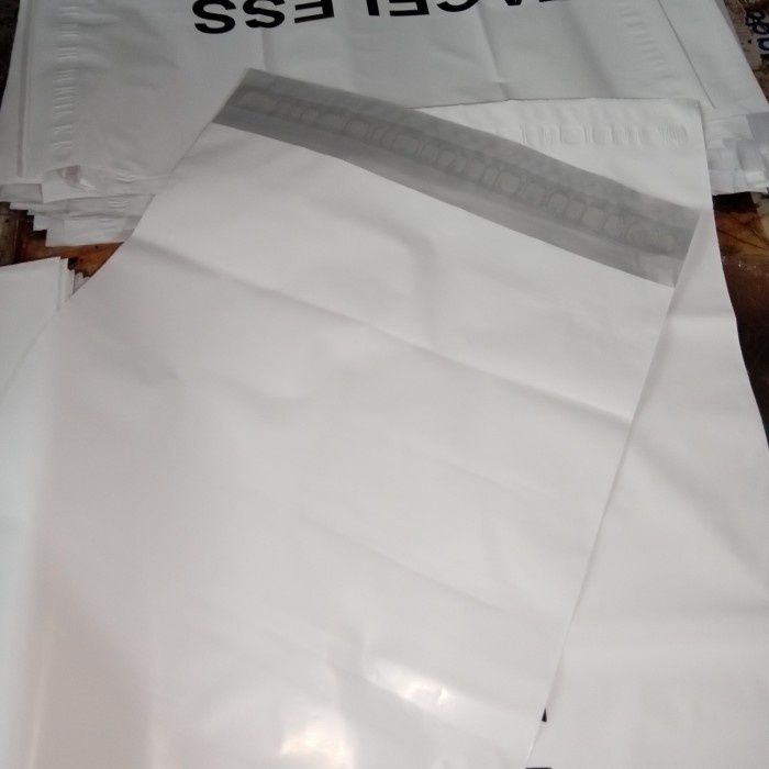 

Promo Polymailer Packing Plus Sablon Custom Ukuran 30X40 Isi 100Pcs Terbaru