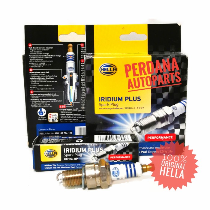Busi Iridium Kijang Kotak Kijang Kapsul Asli Original Hella Iridium Kode Hm348