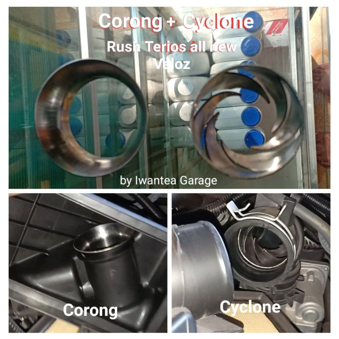 Corong Dan Cyclone Sepaket Rush Terios All New