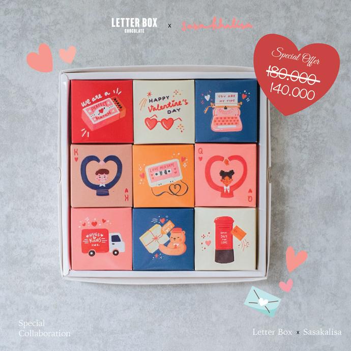 

Best Seller Hadiah Valentine - Letter Box Chocolate Valentine'S Day 3X3 Limited Edition