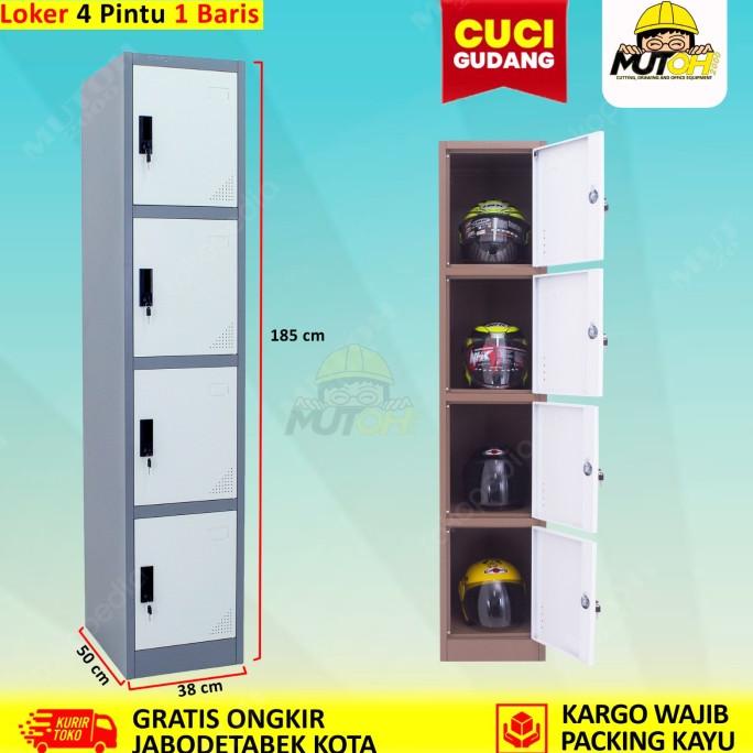 

Terbaru Loker Locker Besi 4 Pintu Single Full Plat Ls04P Stok Terbatas