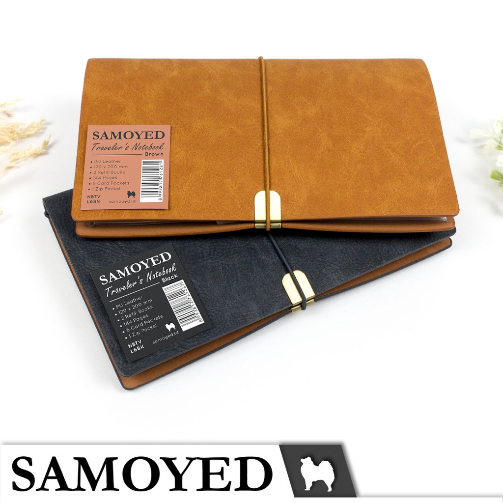 

Samoyed Nbtv-L6 Buku Tulis / Catatan / Agenda / Jurnal / Traveler'S Notebook / Diary / Journal