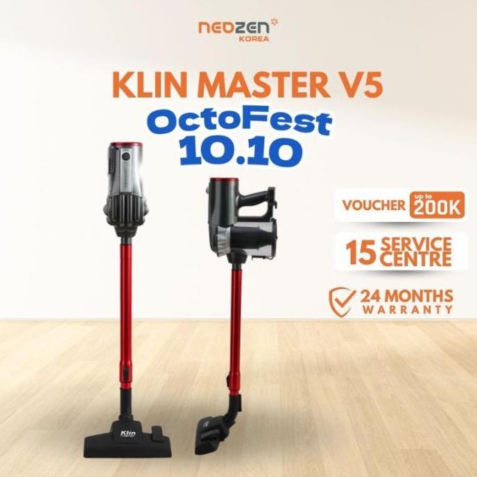 Klin Master V5 Vacuum Cleaner - Penyedot Debu Cyclone Klin Master V5 Zhizhishopping