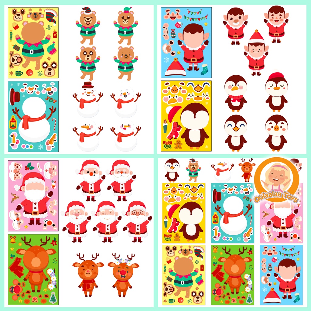 

Sticker tema Natal dan Paskah / Xmas and Easter theme Stickers