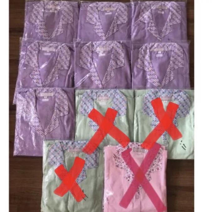 (KULOT)BAJU SUSTER SERAGAM SUSTER BAJU PENDEK CELANA PENDEK SIZE L