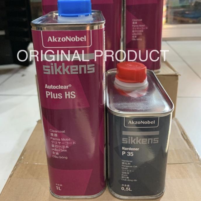 Vernis Pernis Sikkens hs plus clear coat 1L + 0.5 L - original product Kode 687