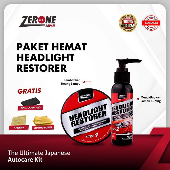 Pembersih Lampu Mobil Kusam Headlamp Headlight Restorer Zerone Kode 677