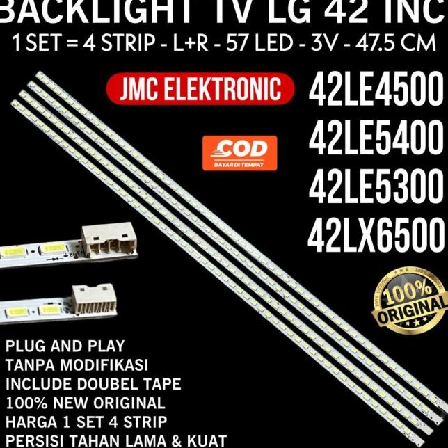 Baru BACKLIGHT TV LED LG 42 INC 42LE4500 42LE5400 42LE5300 42LX6500 42LE KX 345