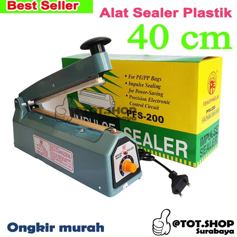 Sale Impluse Sealer 400, Las Plastik Dengan Ukuran 40 Cm, Mesin Press Plastik (Japan Tech) Alat Pres