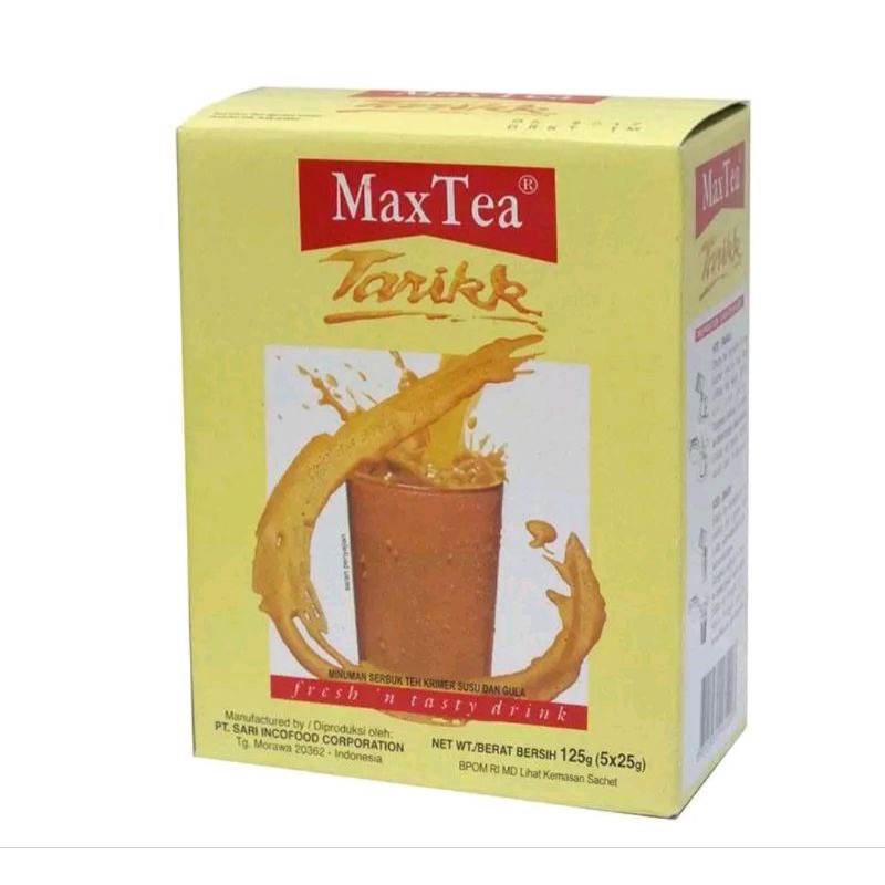 

Indocafe Max Tea Tarik 25g×5pcs Kotak