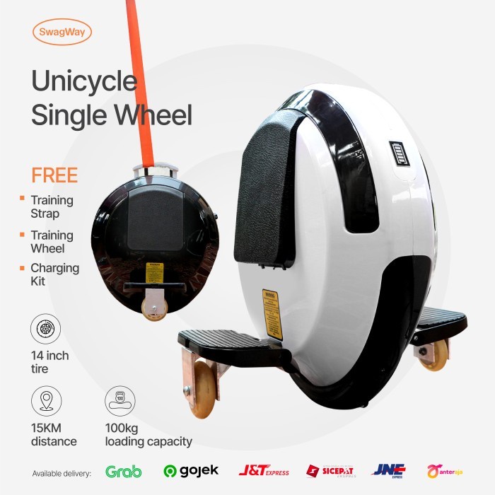Single Wheel One Wheel Smart Balancing 14Inch Unicycle Scooter Balance Promo Terbaru