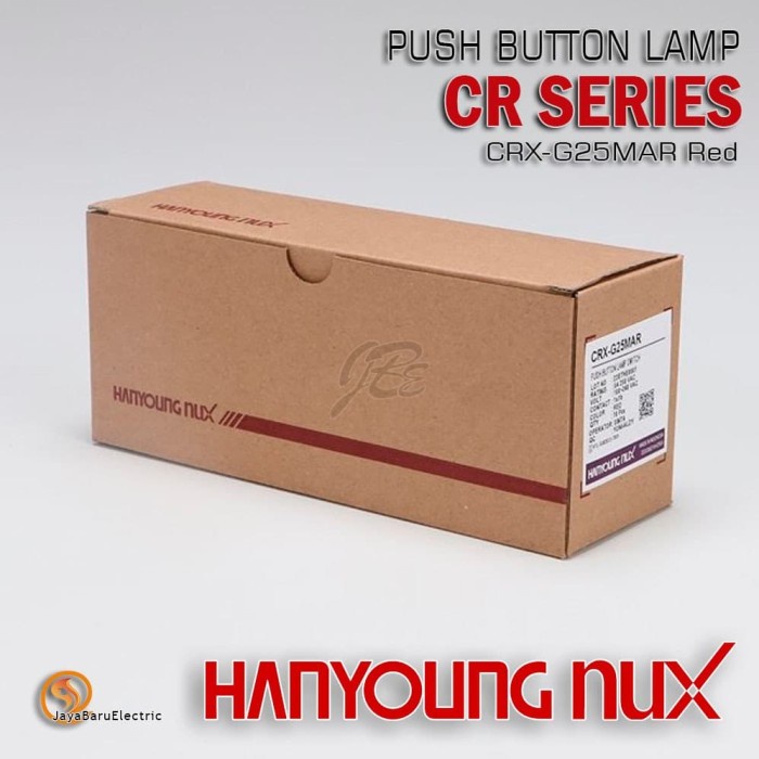 Promo Push Button Lamp Hanyoung Crx-G25Mar Crx-G25Ma / Cr-254-2 Merah Red Terbaik