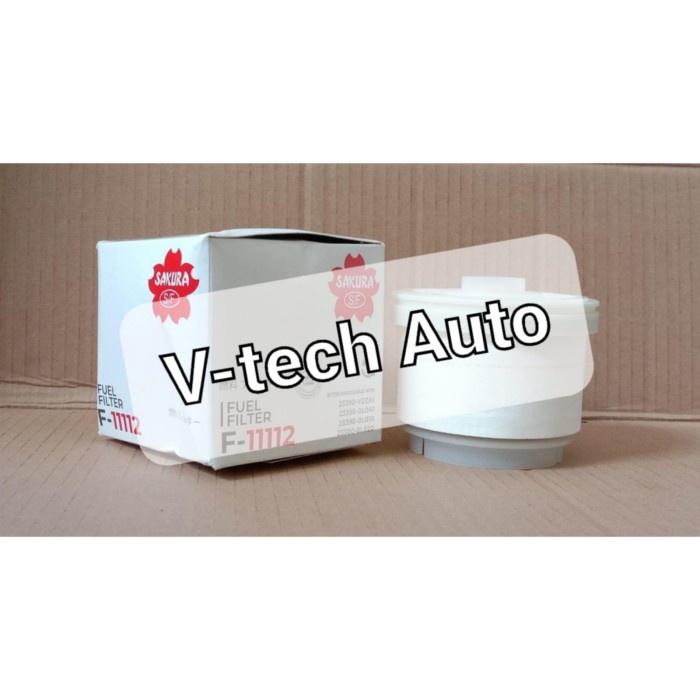 Cod Filter Solar / Fuel Filter Innova Fortuner Hiace F-11112 F11112 Sakura Kode Hm277