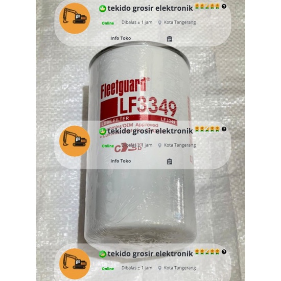 Cod Lf3349 Fleetguard Oil Filter - Bt339 P558615 W950/18 Lf3959 J8610349 Kode Hm234