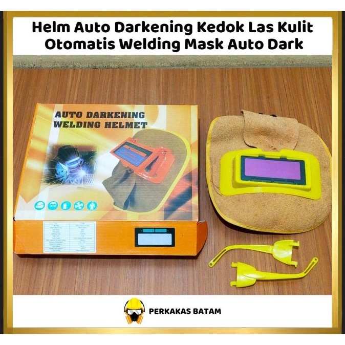 ern Helm Auto Darkening Kedok Las Kulit Otomatis Welding Mask Auto Dark
