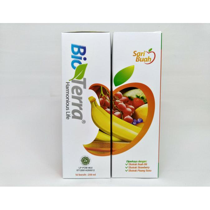

met Bio Terra Sari Buah Minuman Prebiotik Sari buah Original
