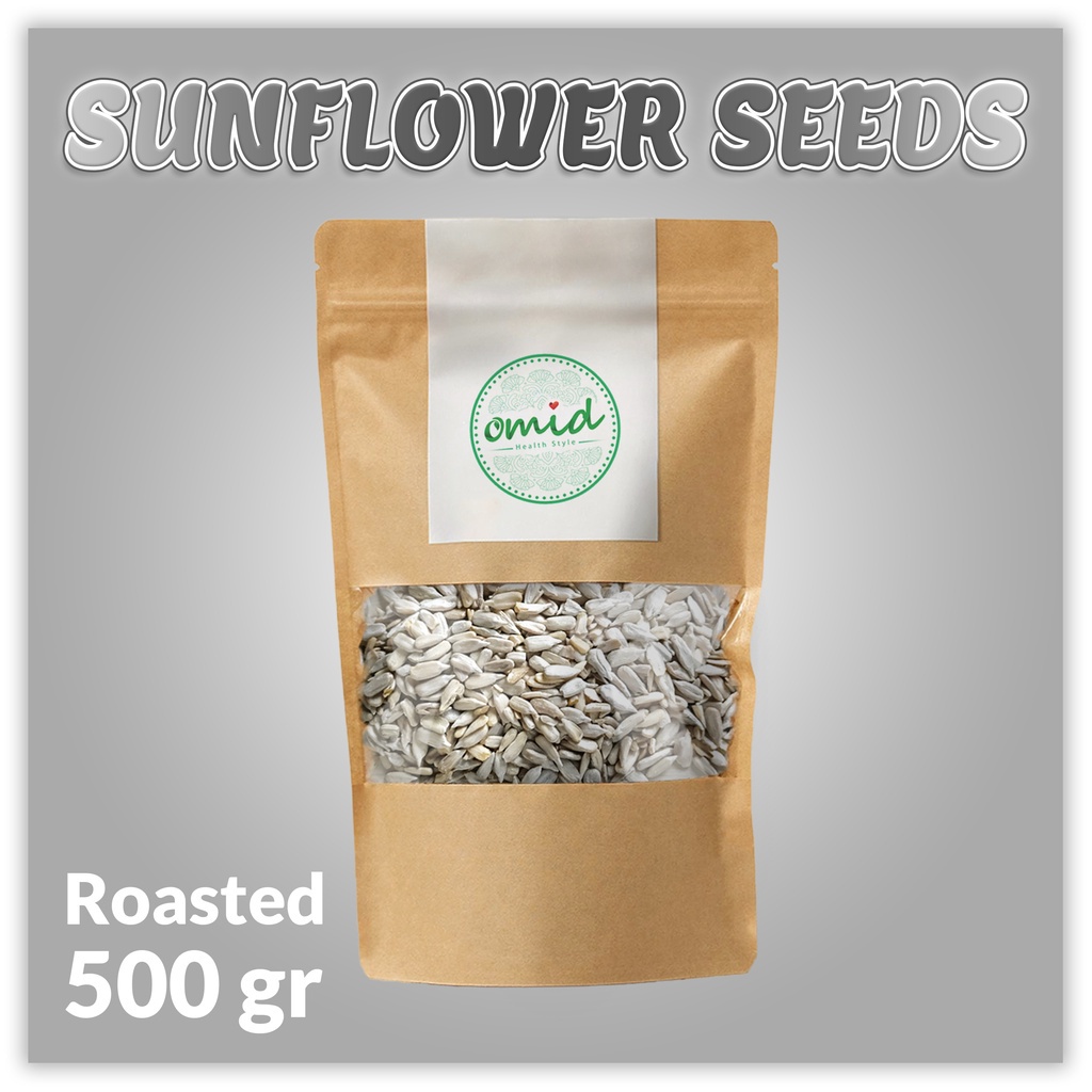 

500 Gr - Organic Roasted Sunflower Seeds No Shell Biji Bunga Matahari Kupas Panggang (Kuaci)