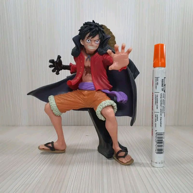 mainan static figure king of artist monkey d luffy wanokuni IIrecast banprestotinggi sekitar 6.5 inc