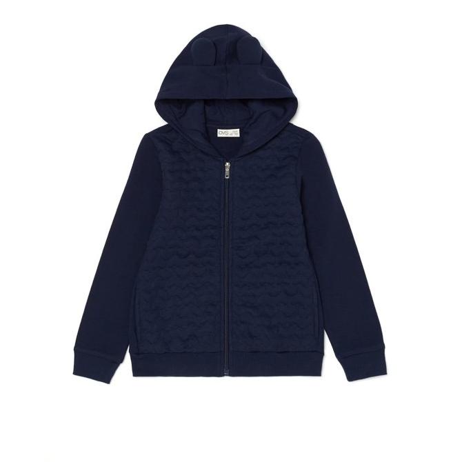 Jaket Anak Perempuan Brand Italy OVS Import Zip Hoodie Girl