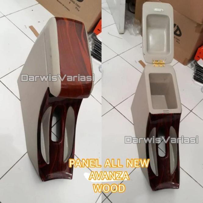 Console Box Armrest Box All New Avanza Xenia 2015 2017 Wood Kayu