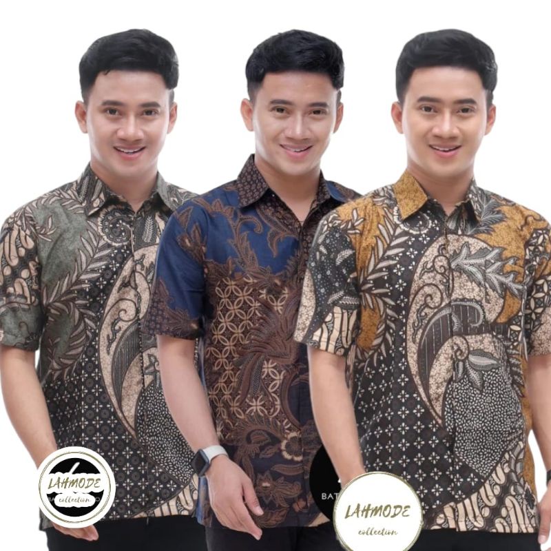 BATIK HEM PENDEK / KEMEJA BATIK LENGAN PENDEK / KEMEJA BATIK MODERN