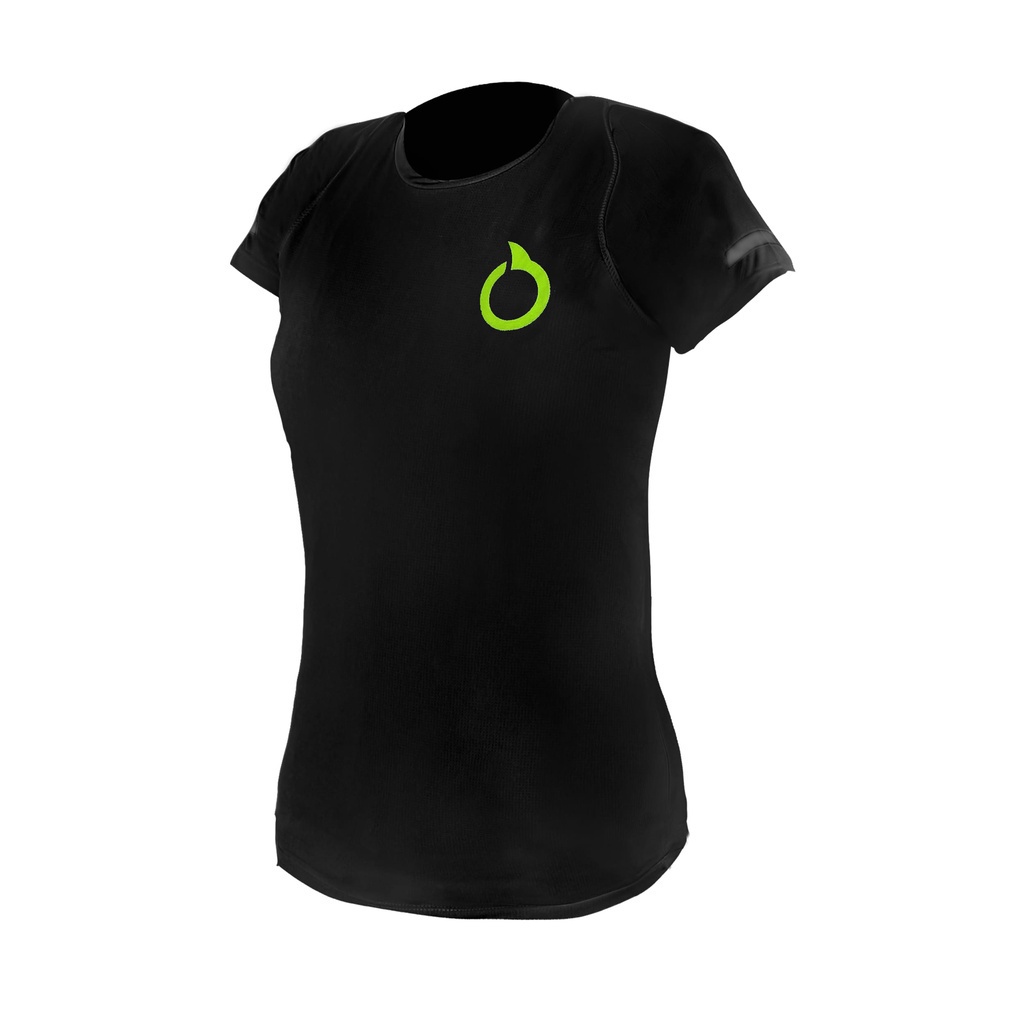 Ortuseight Baju Lari Hypersonic RN Jersey W - Black/ Green
