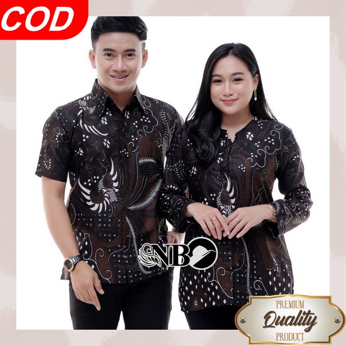 Baju Batik Couple M L Xl Xxl Xxxl Batek Kapel Batik Kapelan Pasangan Suami Istri Terbaru 2023 Bju Ba