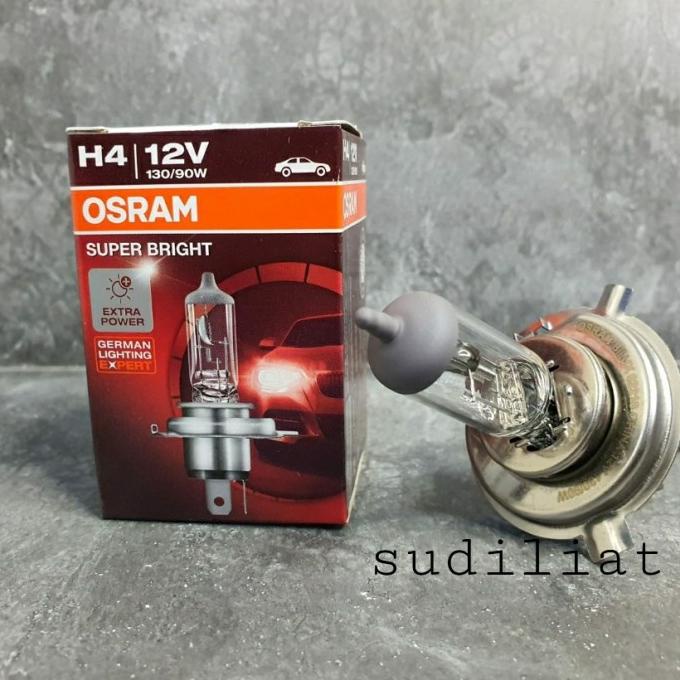 LAMPU HALOGEN OSRAM H4 12V 130/90 WATT - SUPER BRIGHT