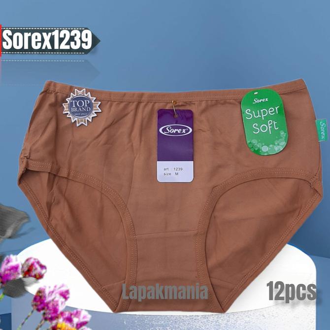 celana dalam wanita sorex 1239 size M..L .XL & XXL | lusinan | 12pcs