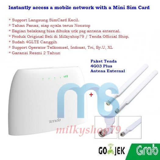 Tenda 4G680 V2 SE Router Wifi 4G support All Operator Canggih 4G 680