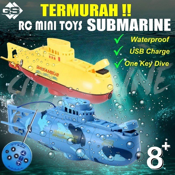 RC MINI TOYS SUBMARINE / RC KAPAL SELAM