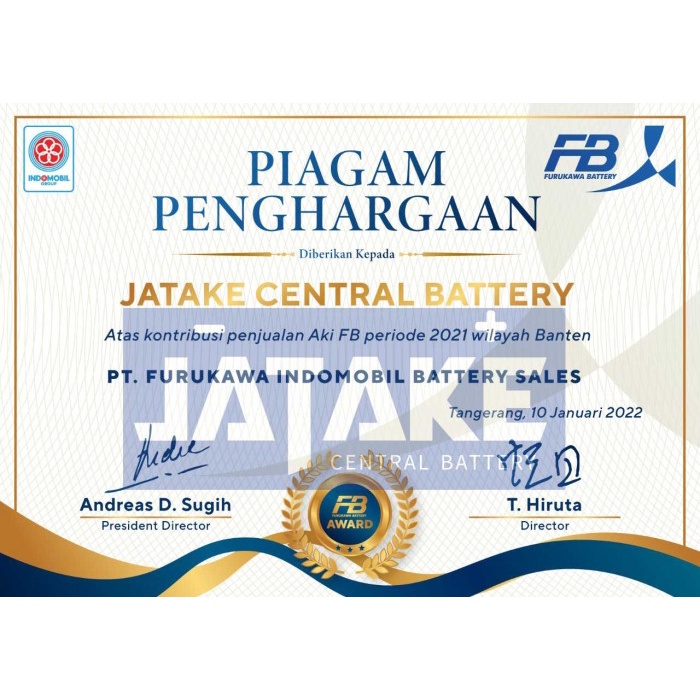 Aki Kering Din 65 / Ln3 Furukawa Battery Mf Terlariss 