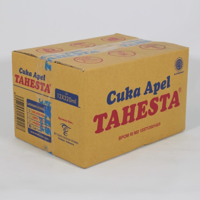 

Terlaris Cuka Apel Tahesta [12 Botol] SALE