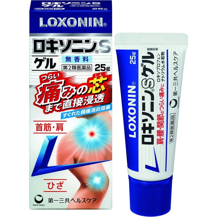 Loxonin S Gel Koyo untuk Sakit Pinggang Otot 25g Japan