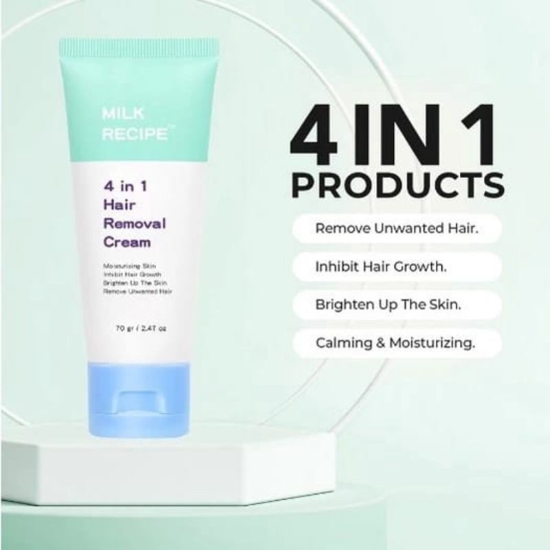 HAIR REMOVAL CREAM MILK RECIPE 4IN/MILK RECIPE HAIR REMOVAL