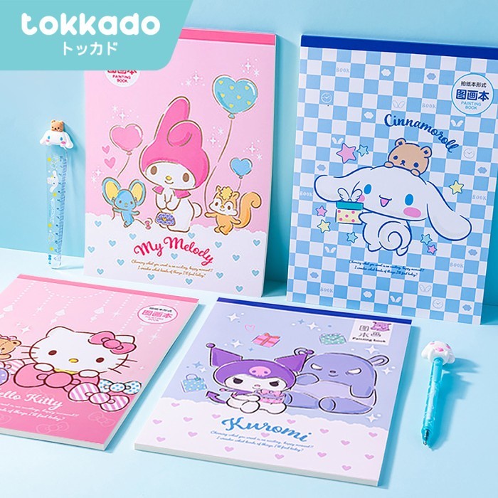 

Promo Tokkado Sanrio Drawing Book Buku Gambar A4 Lukis Painting Sketch Lucu Terbaru