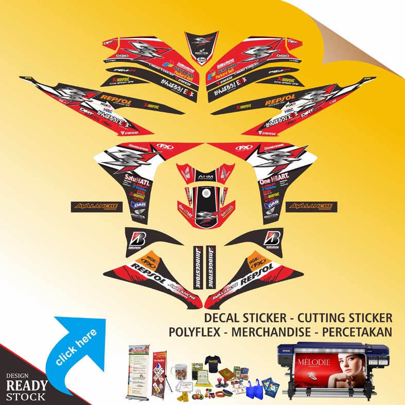 Decal Cs1 Decal Cs1 Fullbody Stiker Motor Cs1 collection bisa Bayar COD